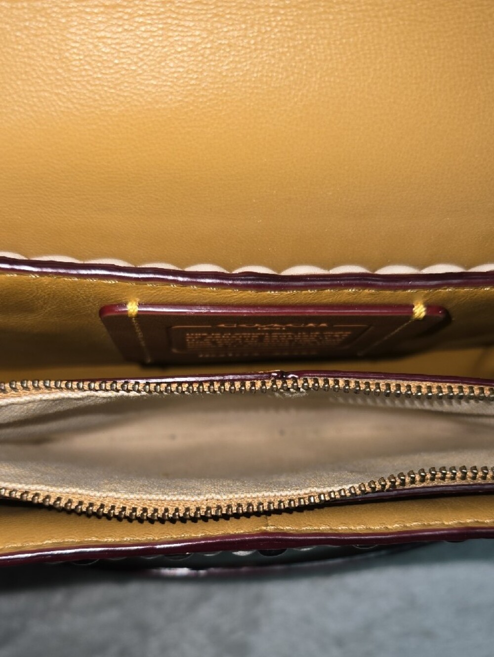 Coach 'Swagger' Quilted Rivet Chain Crossbody - Picture 9 of 13